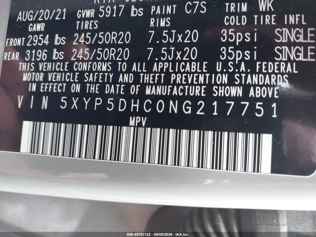 2022 KIA TELLURIDE SX 9
