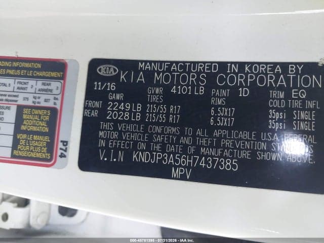2017 KIA SOUL + 9