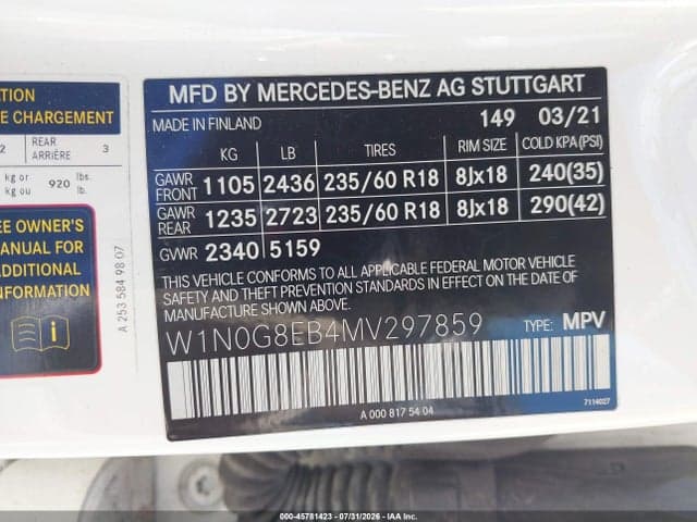 2021 MERCEDES-BENZ GLC 300 4MATIC SUV 9