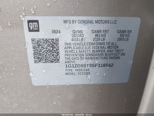 2025 CHEVROLET MALIBU FWD 1LT 9