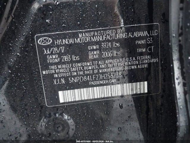 2018 HYUNDAI ELANTRA SEL 9
