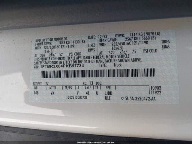 2023 FORD TRANSIT-250 CARGO VAN 9