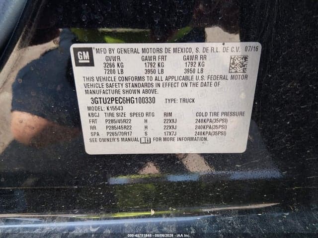 2017 GMC SIERRA 1500 DENALI 9