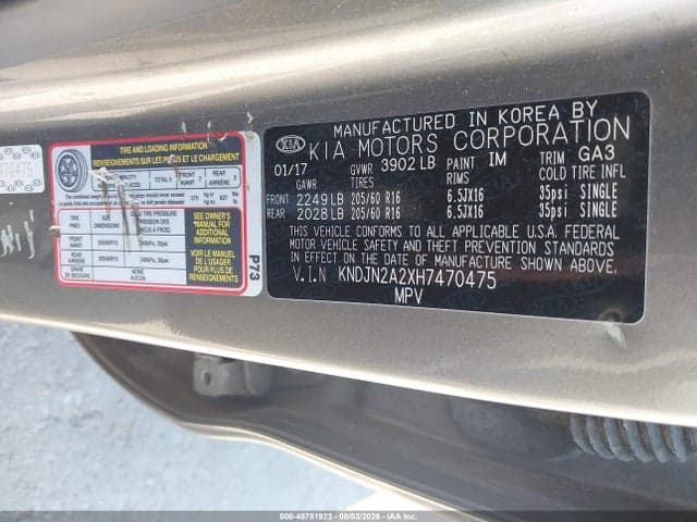2017 KIA SOUL 9