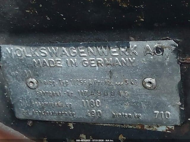 1967 VOLKSWAGEN BEETLE 9