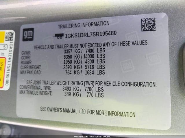 2025 GMC YUKON 2WD DENALI 9