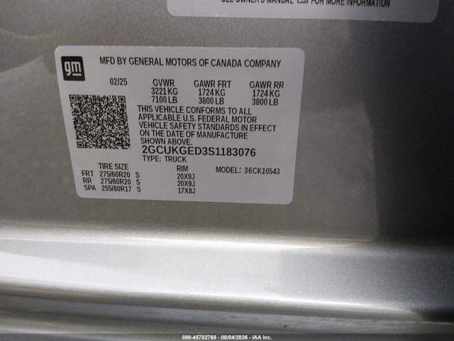2025 CHEVROLET SILVERADO 1500 4WD SHORT BED LTZ 9