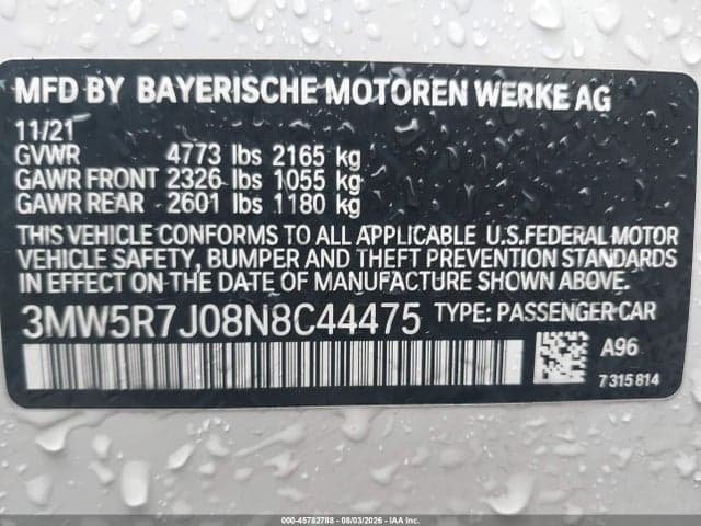 2022 BMW 330I XDRIVE 9