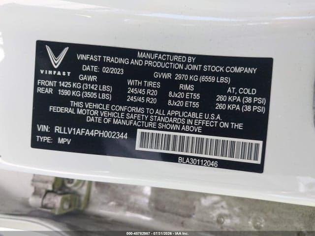 2023 VINFAST VF 8 PLUS 9