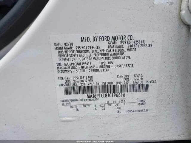 2018 FORD ECOSPORT SES 9