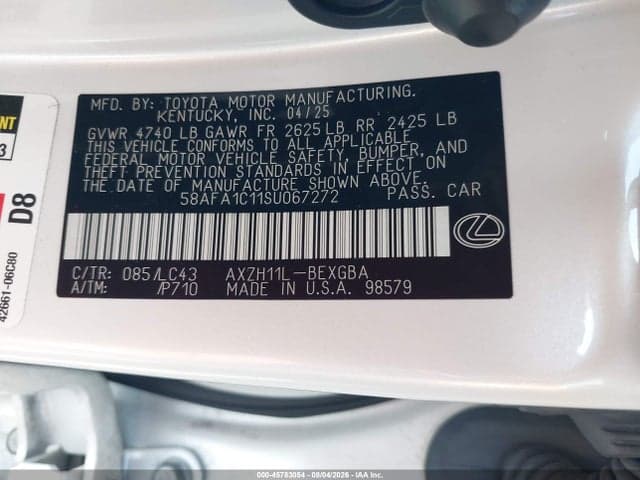 2025 LEXUS ES 300H ULTRA LUXURY 9