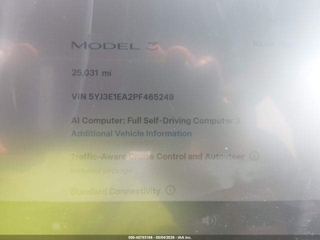 2023 TESLA MODEL 3 REAR-WHEEL DRIVE 7