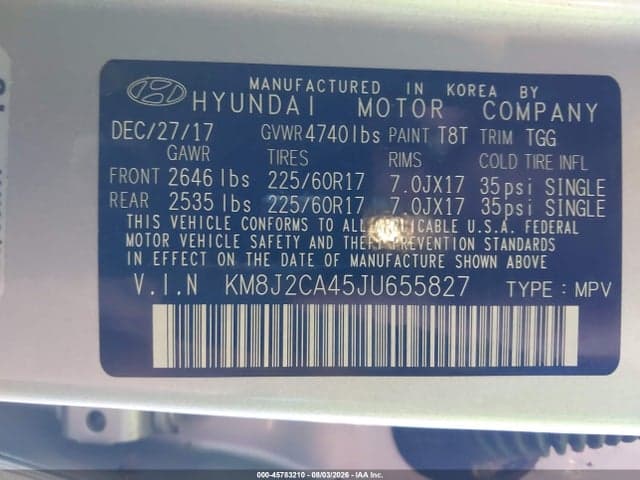 2018 HYUNDAI TUCSON SE 9