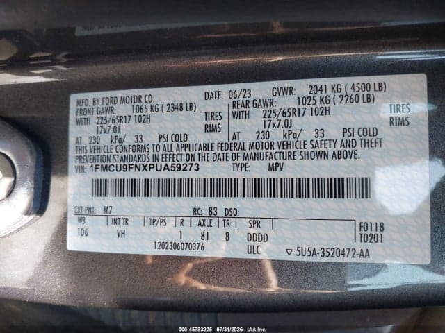 2023 FORD ESCAPE 9