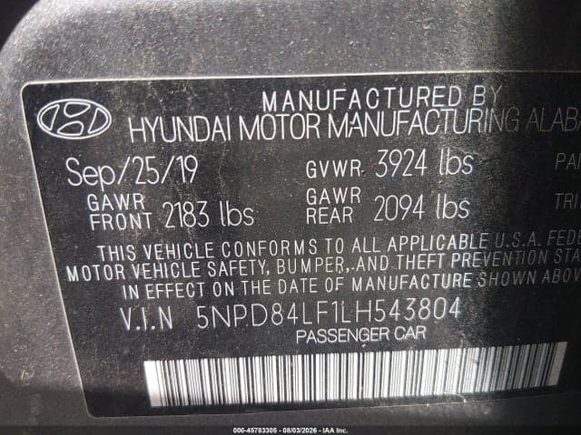 2020 HYUNDAI ELANTRA SEL 9