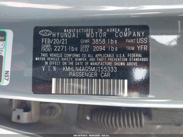 2021 HYUNDAI ELANTRA SEL 9