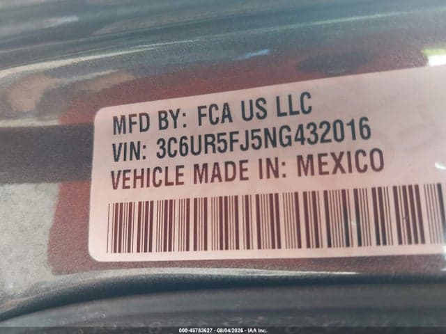 2022 RAM 2500 LARAMIE 4X4 6'4 BOX 9