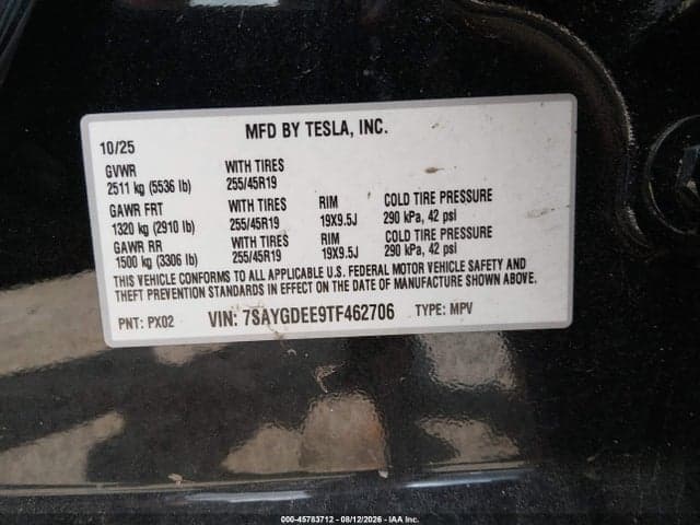 2026 TESLA MODEL Y 9