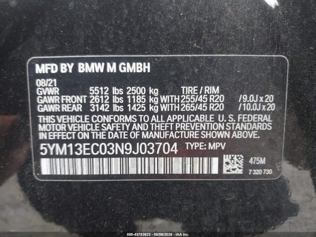 2022 BMW X3 M 9