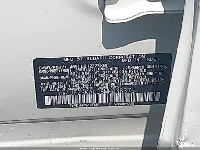 2021 SUBARU FORESTER SPORT 9
