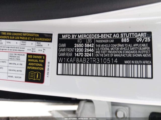 2026 MERCEDES-BENZ AMG C 63 S E PERFORMANCE 9