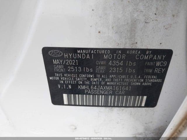 2021 HYUNDAI SONATA SEL 9