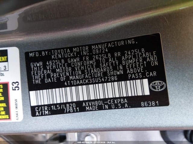 2025 TOYOTA CAMRY XSE 9