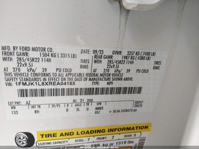 2024 FORD EXPEDITION PLATINUM MAX 9