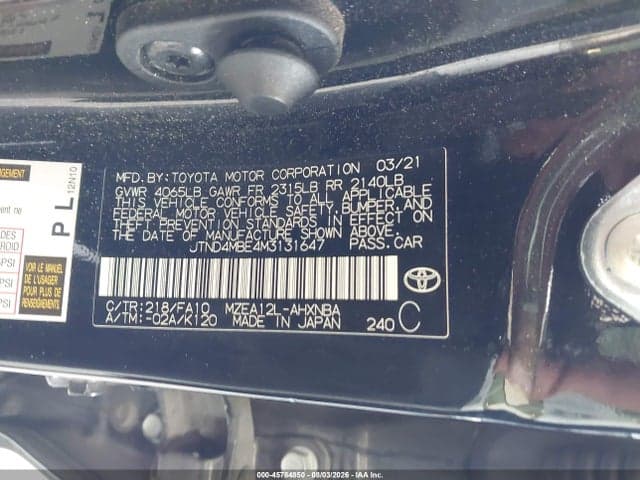 2021 TOYOTA COROLLA SE 9