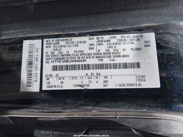 2018 FORD TRANSIT-150 9