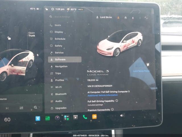 2018 TESLA MODEL 3 LONG RANGE/MID RANGE 7