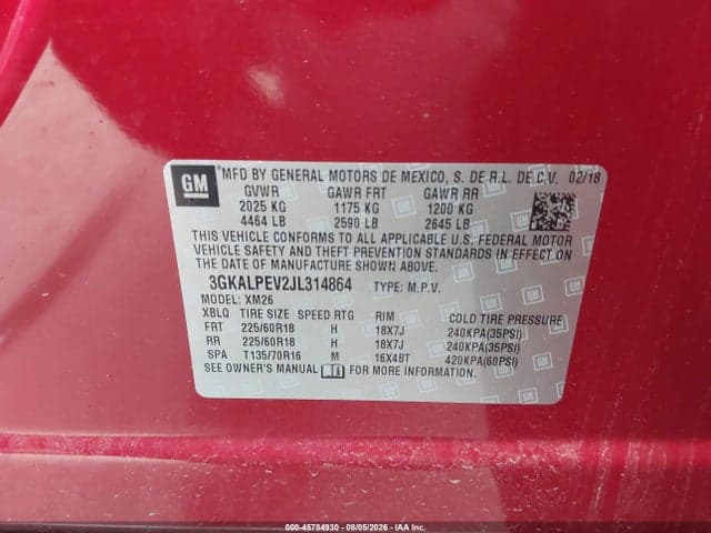 2018 GMC TERRAIN SLT 9