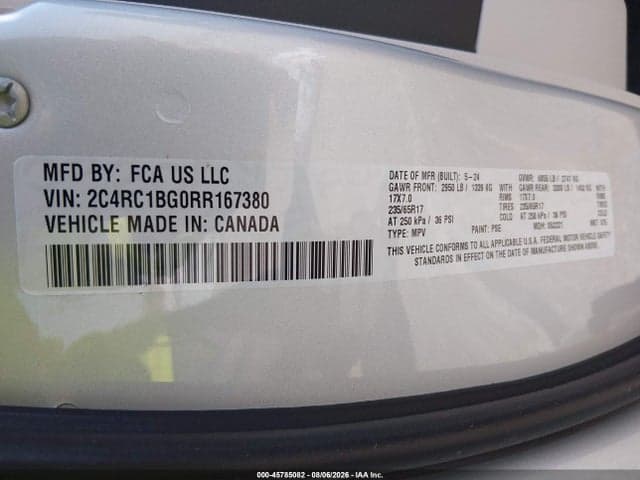 2024 CHRYSLER PACIFICA TOURING L 9