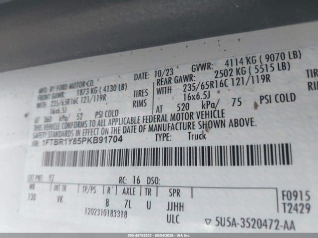 2023 FORD TRANSIT-250 9