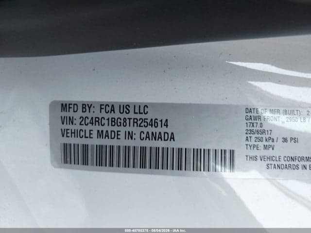 2026 CHRYSLER PACIFICA SELECT 9