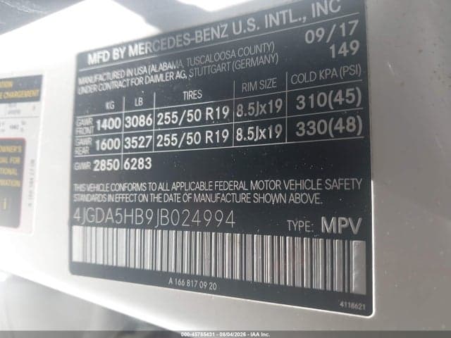 2018 MERCEDES-BENZ GLE 350 4MATIC 9