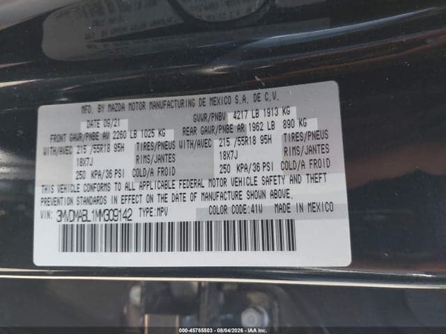 2021 MAZDA CX-30 SELECT 9