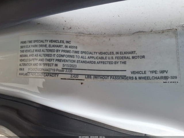 2023 FORD TRANSIT-350 PASSENGER VAN XL 9