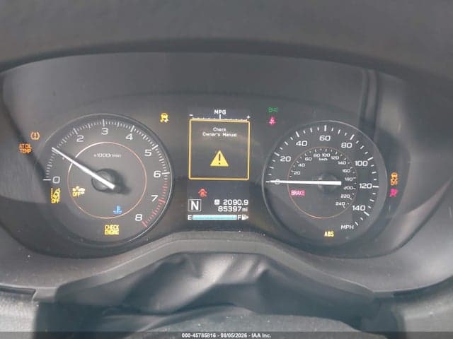 2019 SUBARU CROSSTREK 2.0I 7