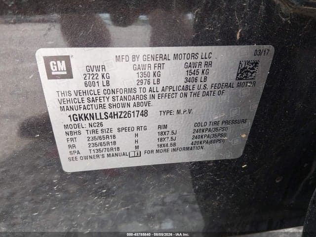 2017 GMC ACADIA SLE-2 9
