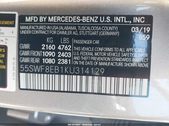 2019 MERCEDES-BENZ C 300 4MATIC 9