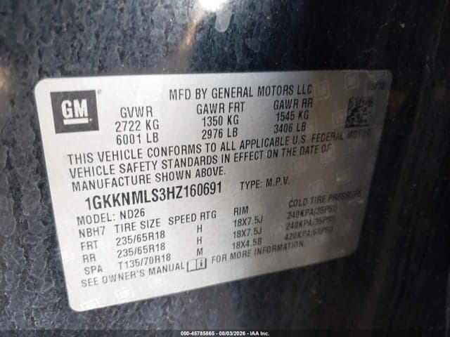 2017 GMC ACADIA SLT-1 9