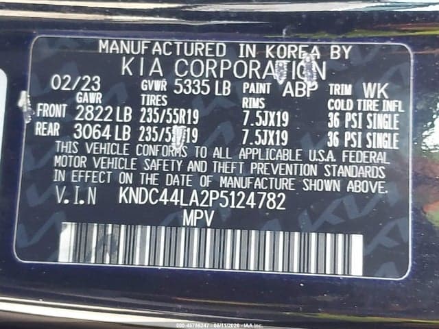 2023 KIA EV6 GT-LINE 9
