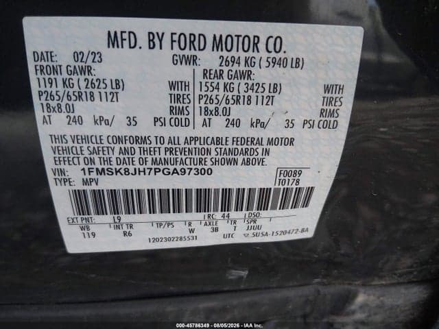 2023 FORD EXPLORER TIMBERLINE 9