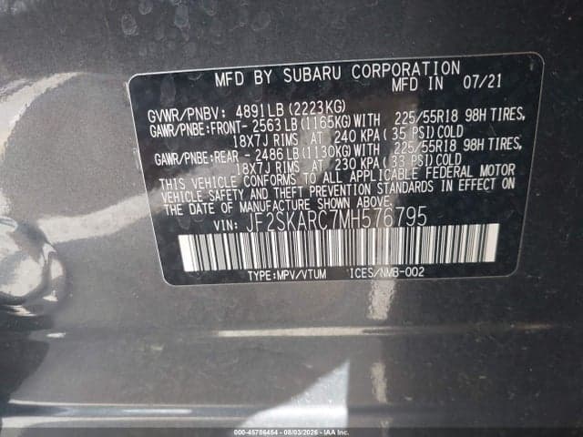 2021 SUBARU FORESTER SPORT 9