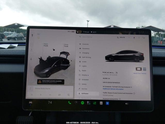 2025 TESLA MODEL 3 LONG RANGE REAR-WHEEL DRIVE/STANDARD REAR-WHEEL DRIVE 7
