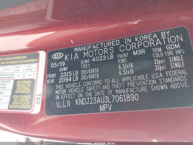 2020 KIA SOUL LX 9