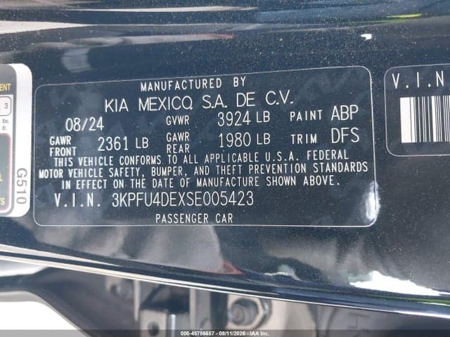 2025 KIA K4 EX 9