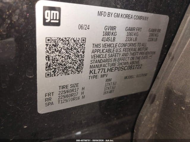 2025 CHEVROLET TRAX FWD LT 7