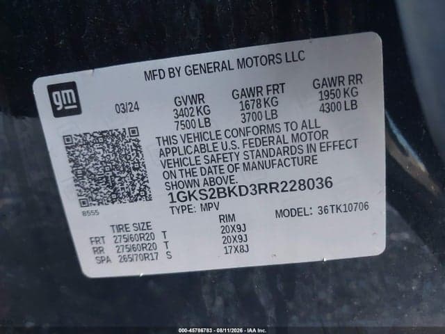 2024 GMC YUKON 4WD SLT 9